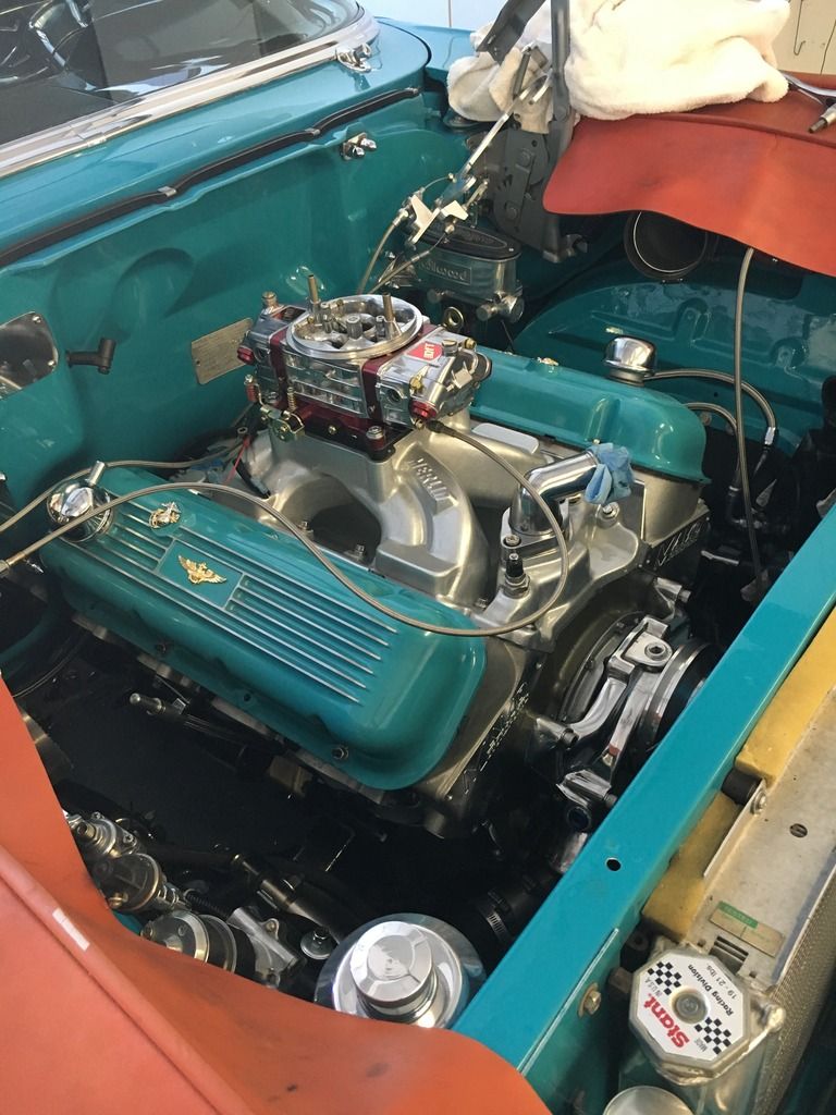 SBC Engine Paint and Aluminum Intake ?? Chevy Tri Five Forum